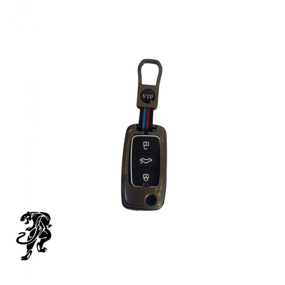 کاور و قاب ریموت فلزی پژو و سمند 3 دکمه