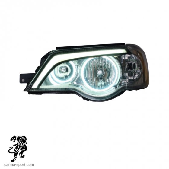 چراغ جلو پراید 111-132 مدل ابرو BMW MIX کامل