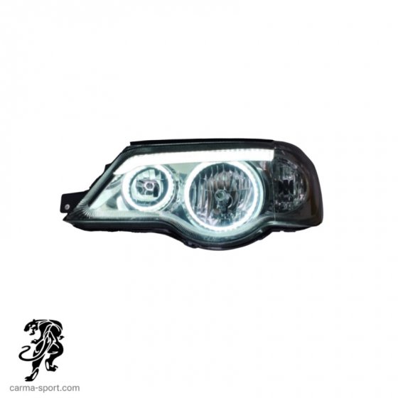 چراغ جلو پراید 111-132 مدل BMW ابرو پهن 3D