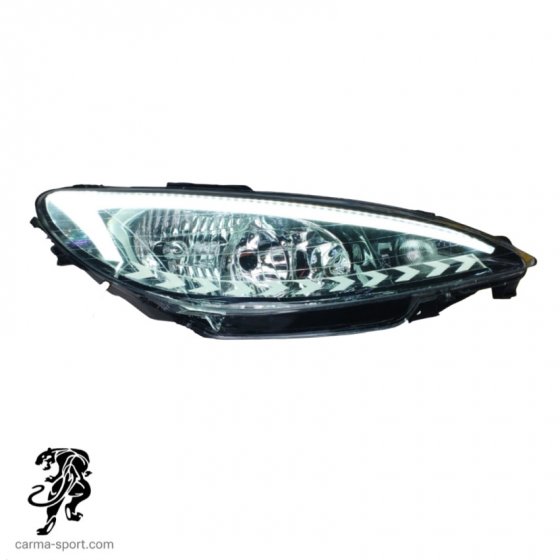 چراغ جلو پژو 206 تیک شیری 3D