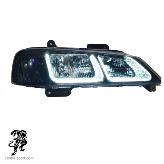 چراغ جلو 405 طرح پارس مدل نعلی 3D